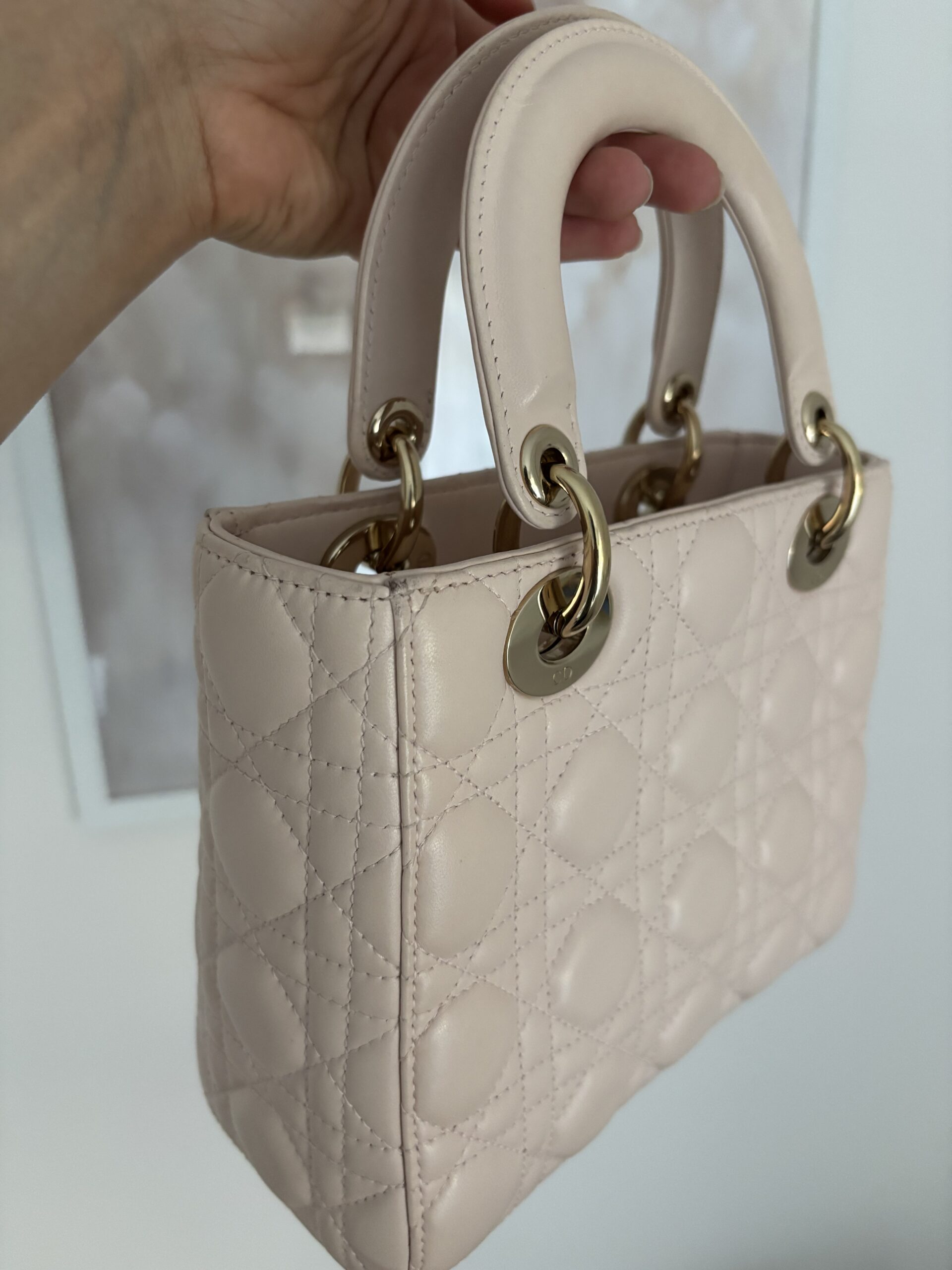 Torebka dior lady dior small szeroki pasek z przypinkami - obrazek 9