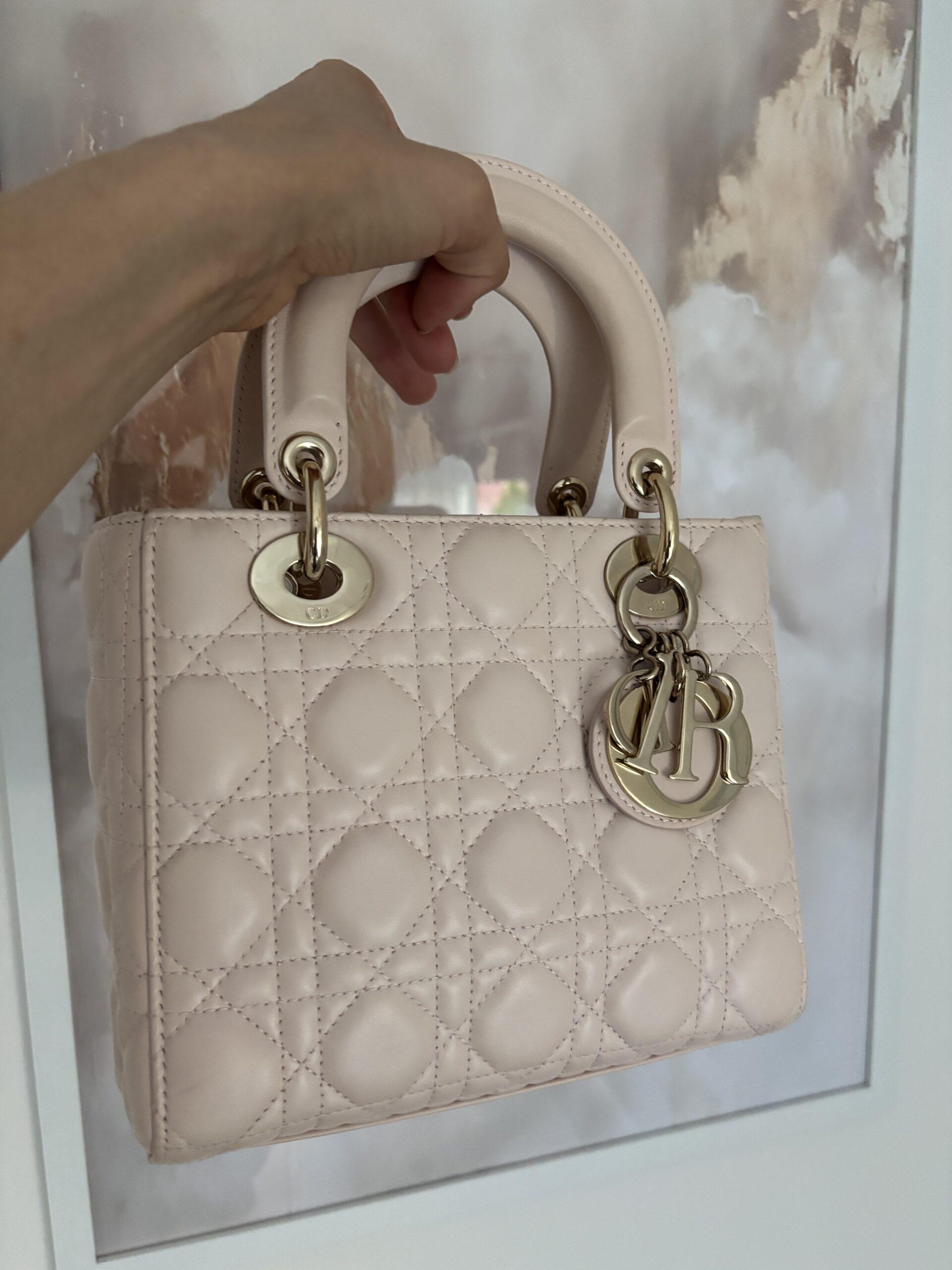 Torebka dior lady dior small szeroki pasek z przypinkami - obrazek 13
