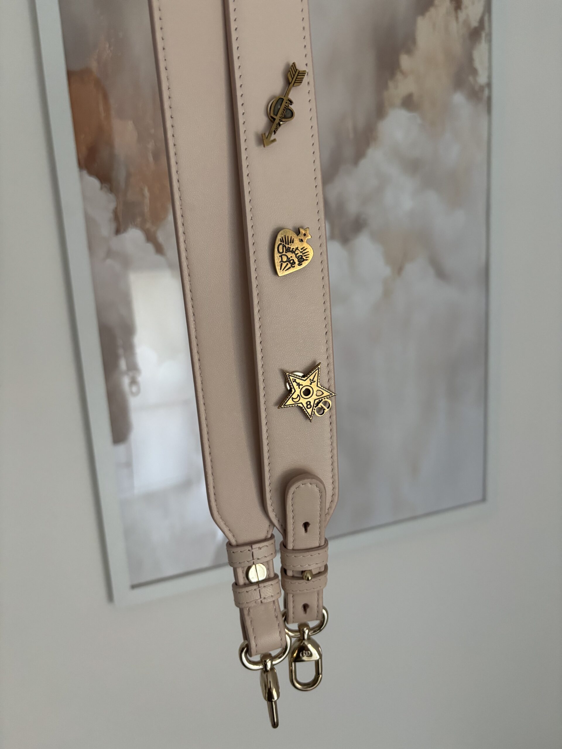 Torebka dior lady dior small szeroki pasek z przypinkami - obrazek 18