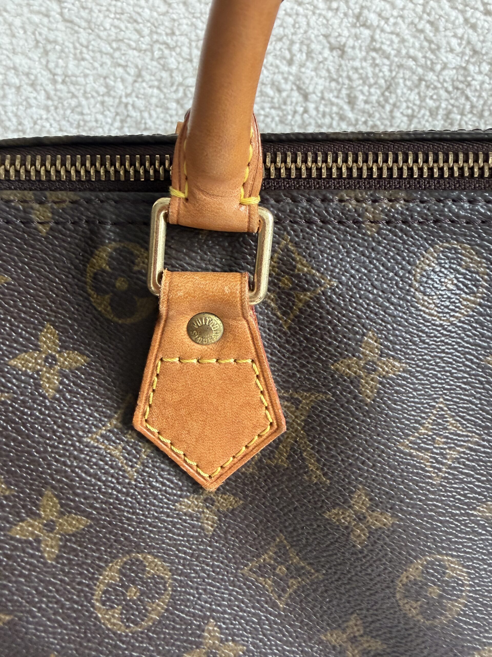 Louis Vuitton speedy 30 kuferek torebka vintage - obrazek 3