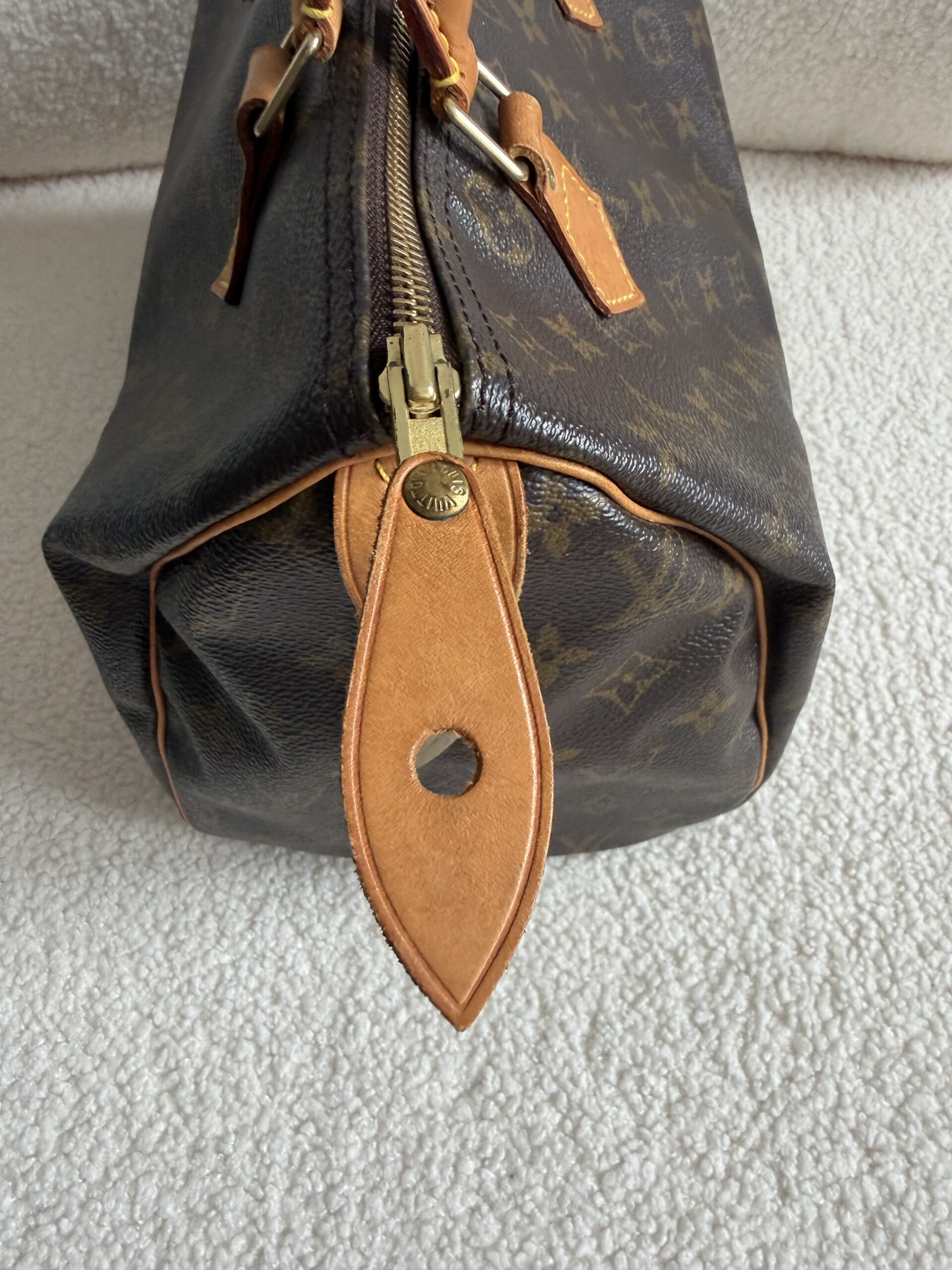 Louis Vuitton speedy 30 kuferek torebka vintage - obrazek 4