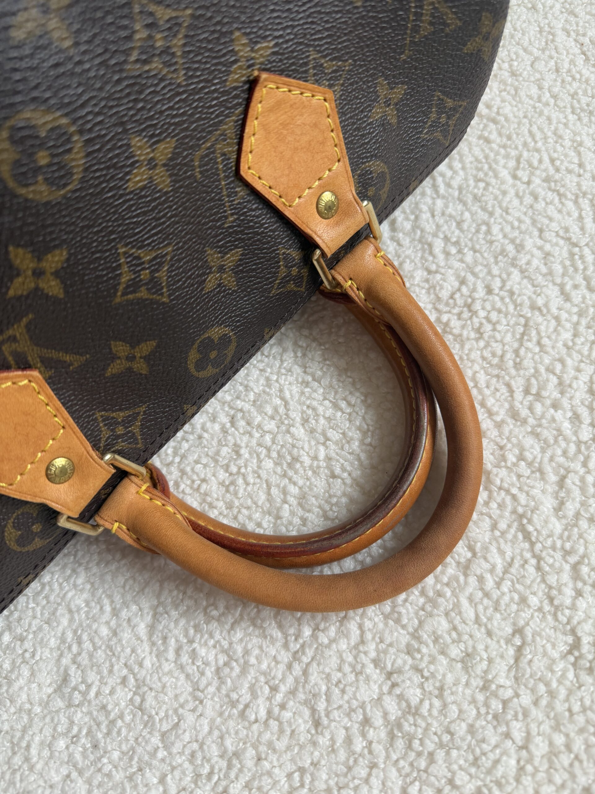 Louis Vuitton speedy 30 kuferek torebka vintage - obrazek 5