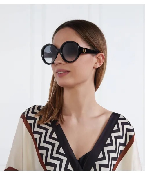 Gucci czarne okulary przeciwsłoneczne - obrazek 7