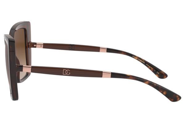 Dolce Gabbana klasyczne okulary brązowe - obrazek 4