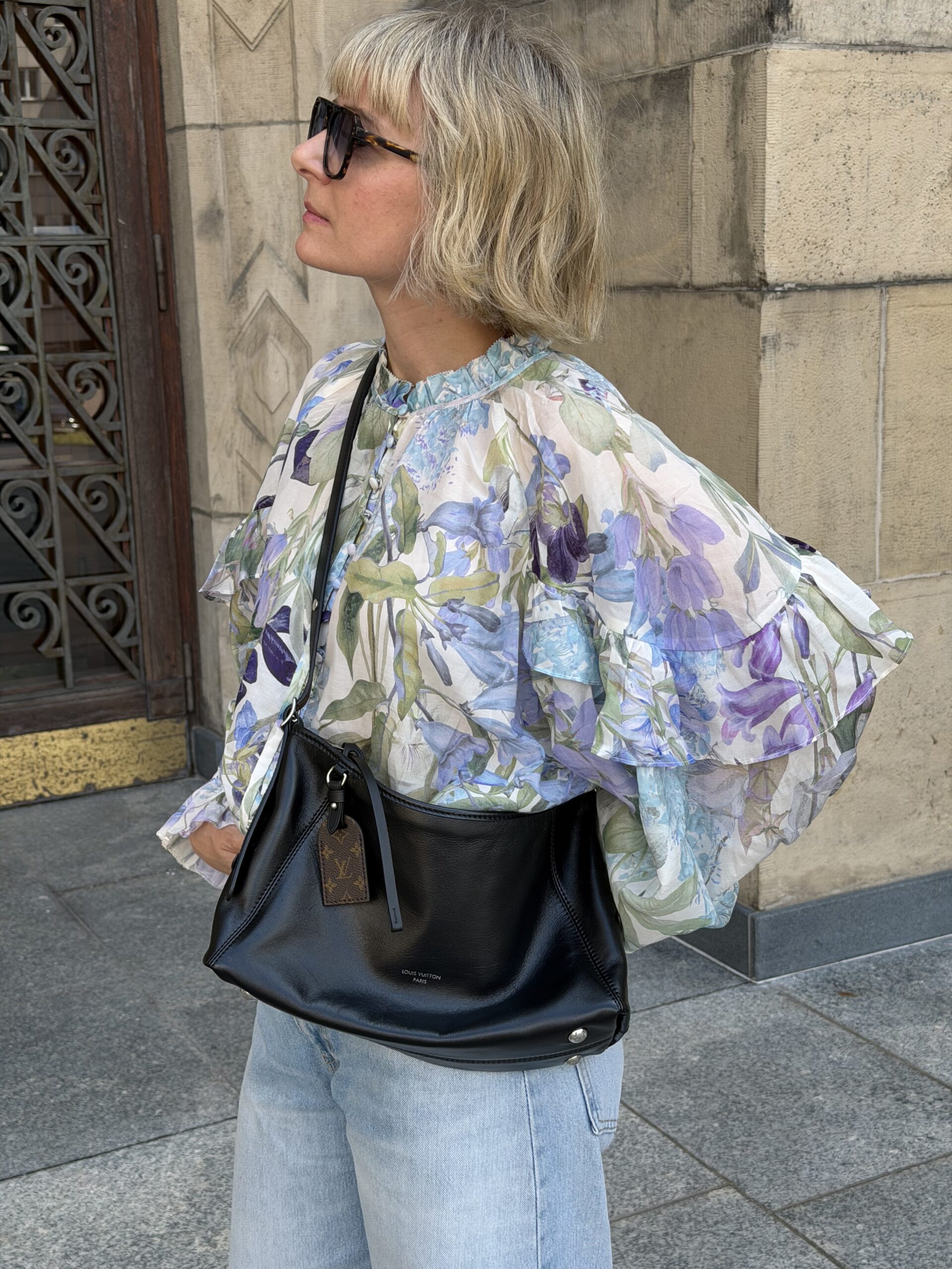 Louis Vuitton Caryall East West czarna torebka - obrazek 13