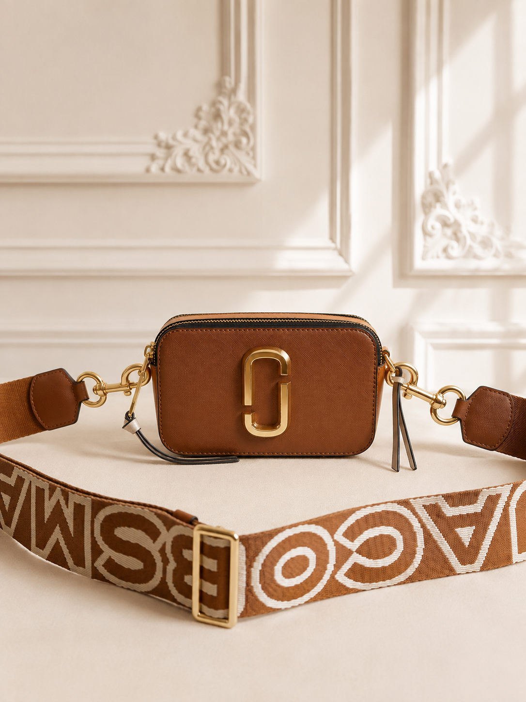 Marc Jacobs Snapshot Camera torebka na parcianym pasku