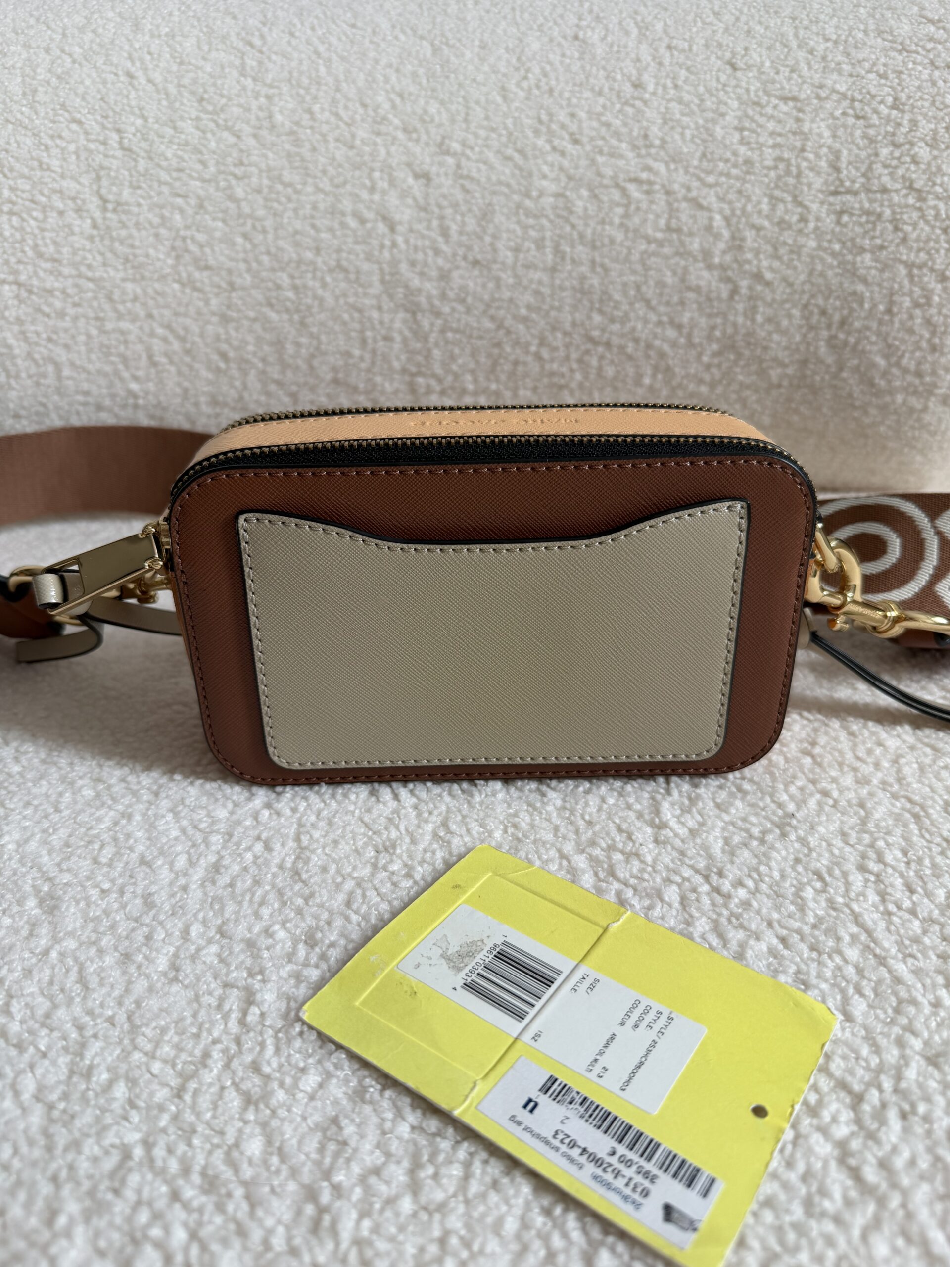 Marc Jacobs Snapshot Camera torebka na parcianym pasku - obrazek 4
