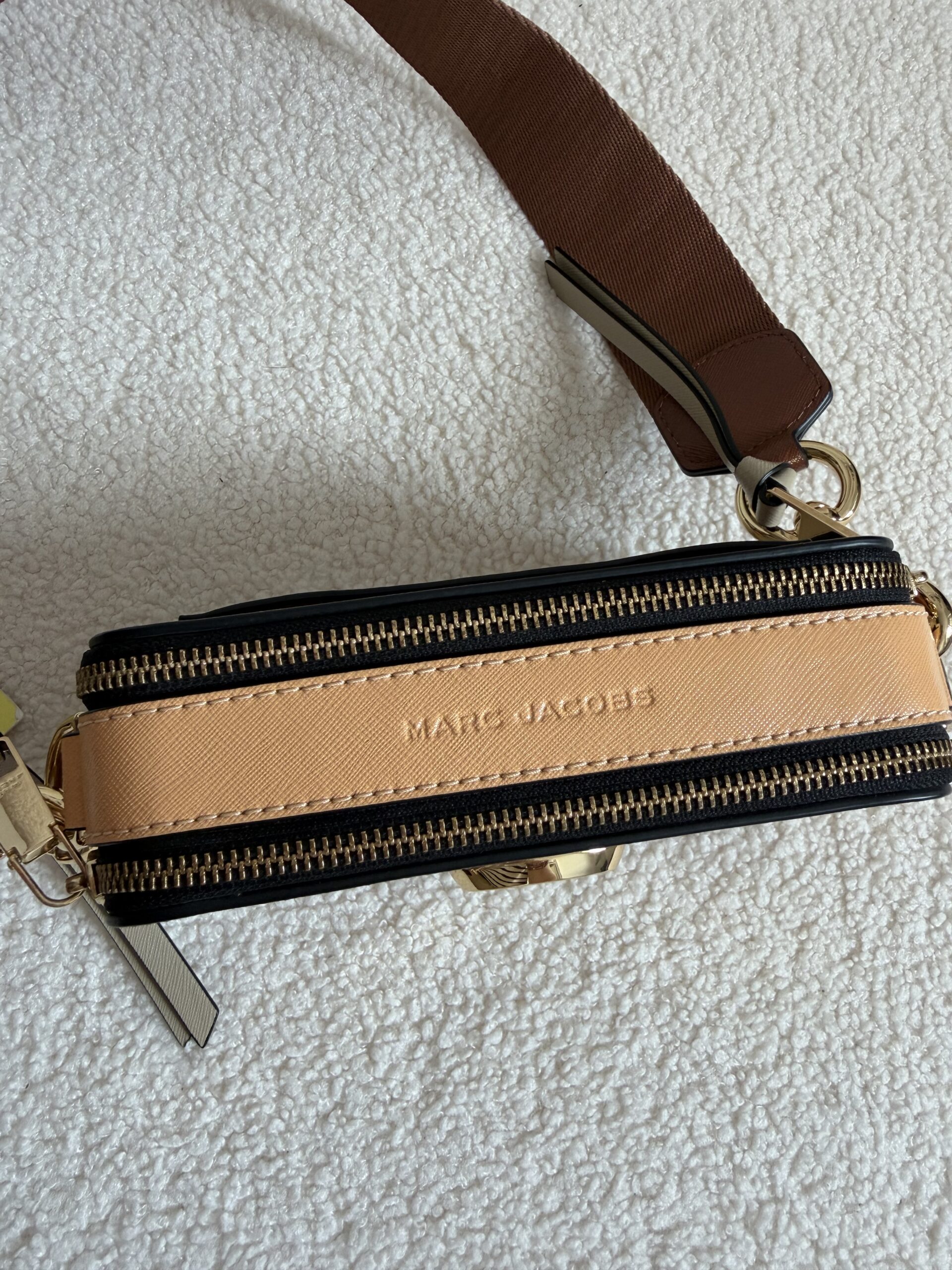 Marc Jacobs Snapshot Camera torebka na parcianym pasku - obrazek 6