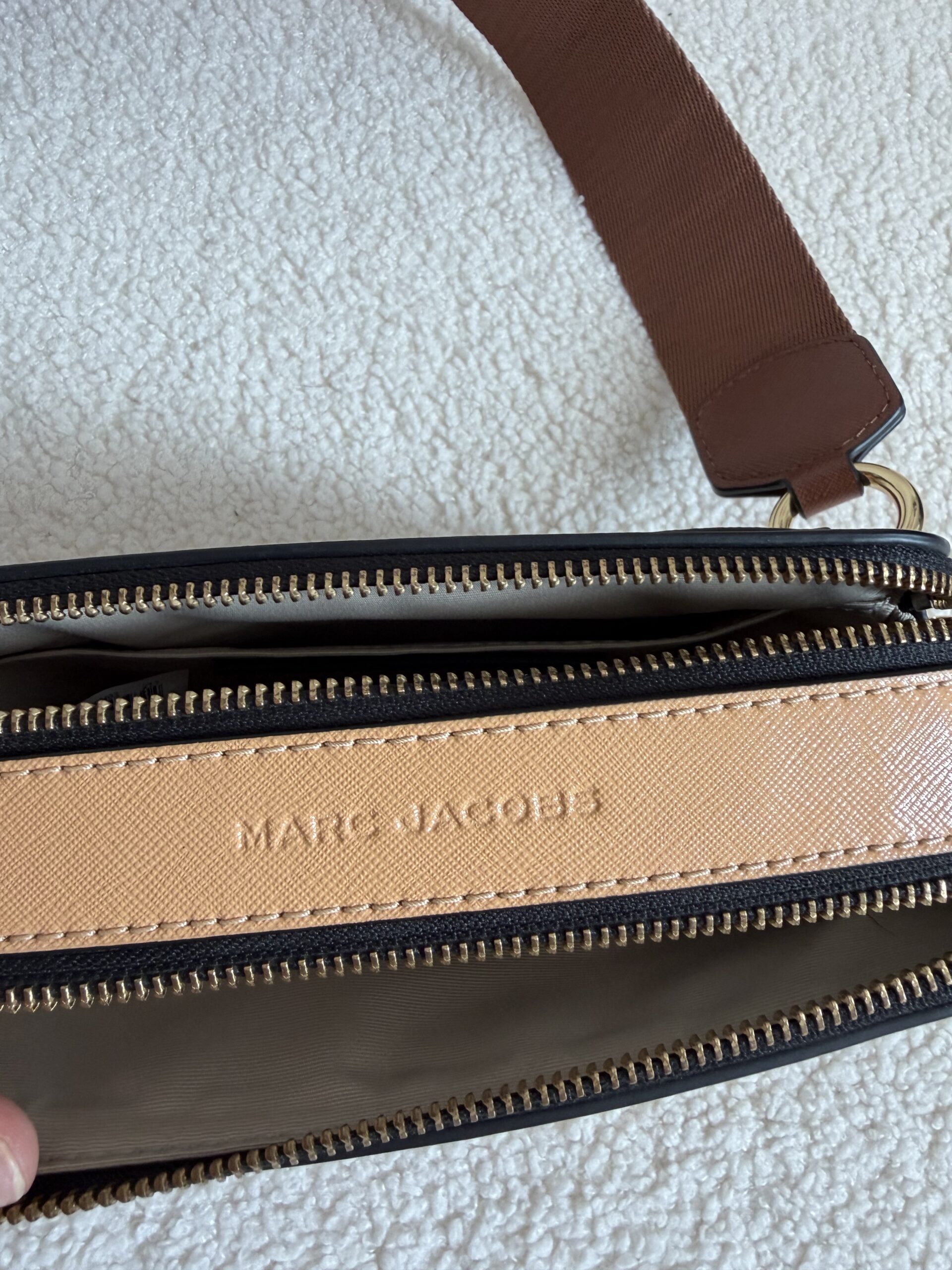 Marc Jacobs Snapshot Camera torebka na parcianym pasku - obrazek 7