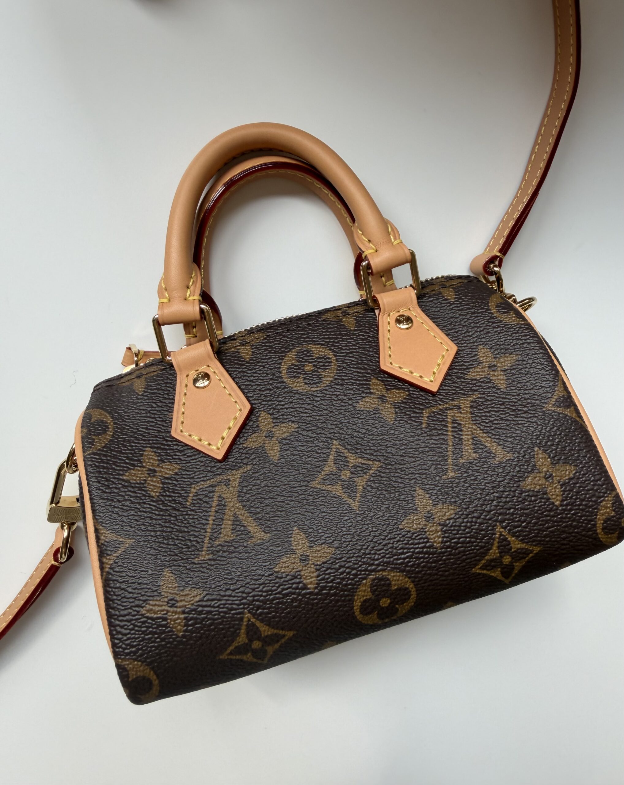 Louis Vuitton Nano speedy mała torebka nowa - obrazek 6