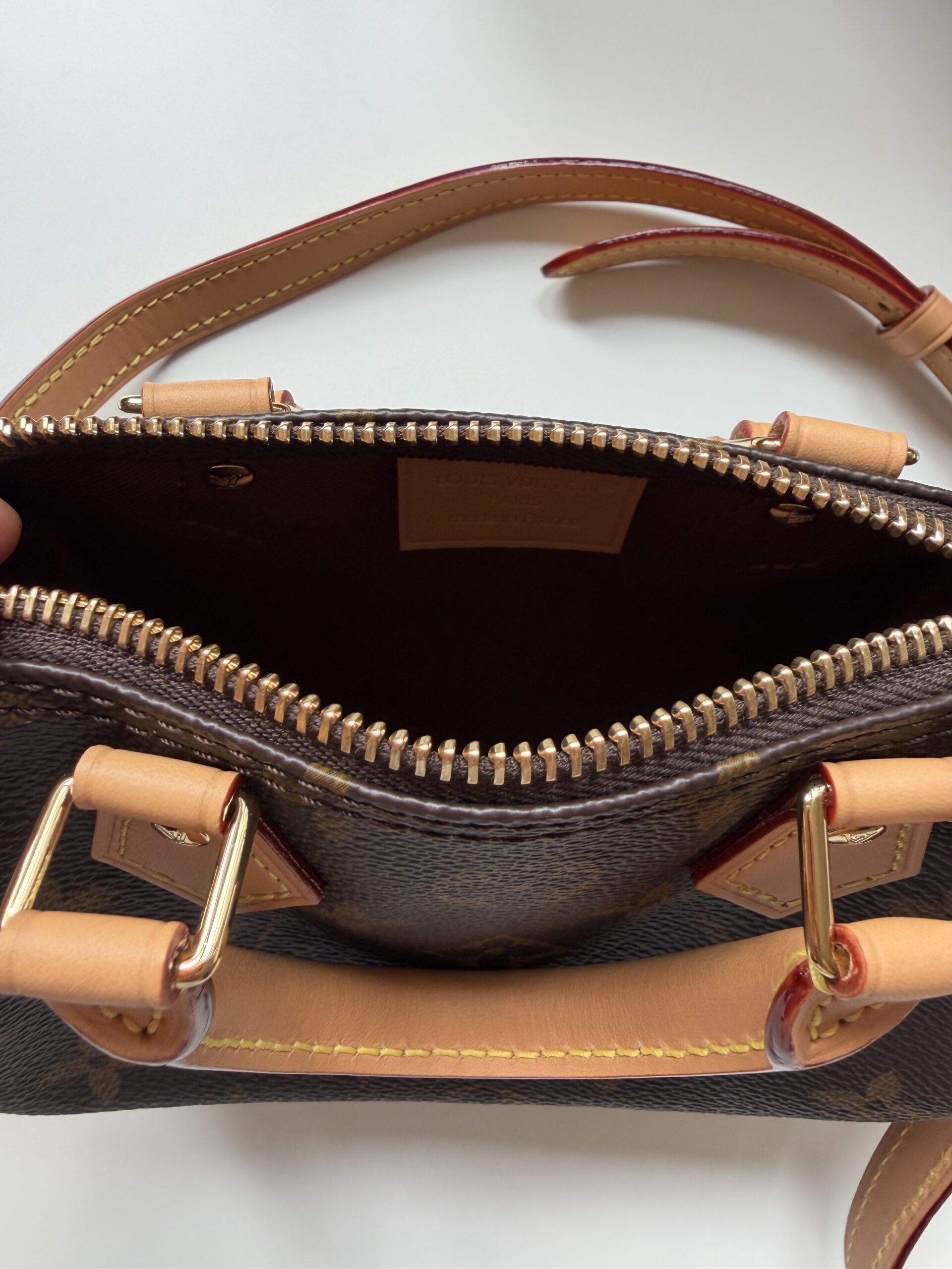 Louis Vuitton Nano speedy mała torebka nowa - obrazek 8