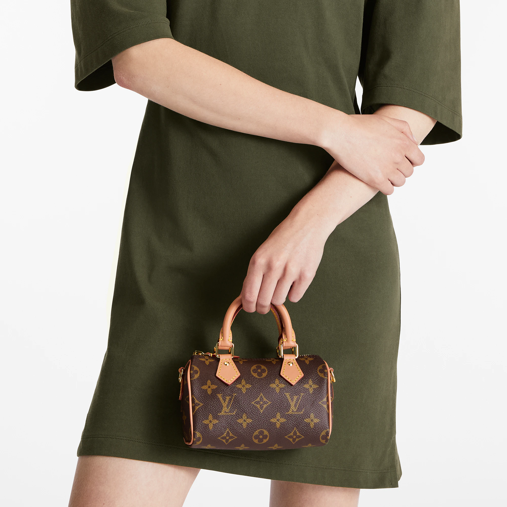 Louis Vuitton Nano speedy mała torebka nowa - obrazek 5