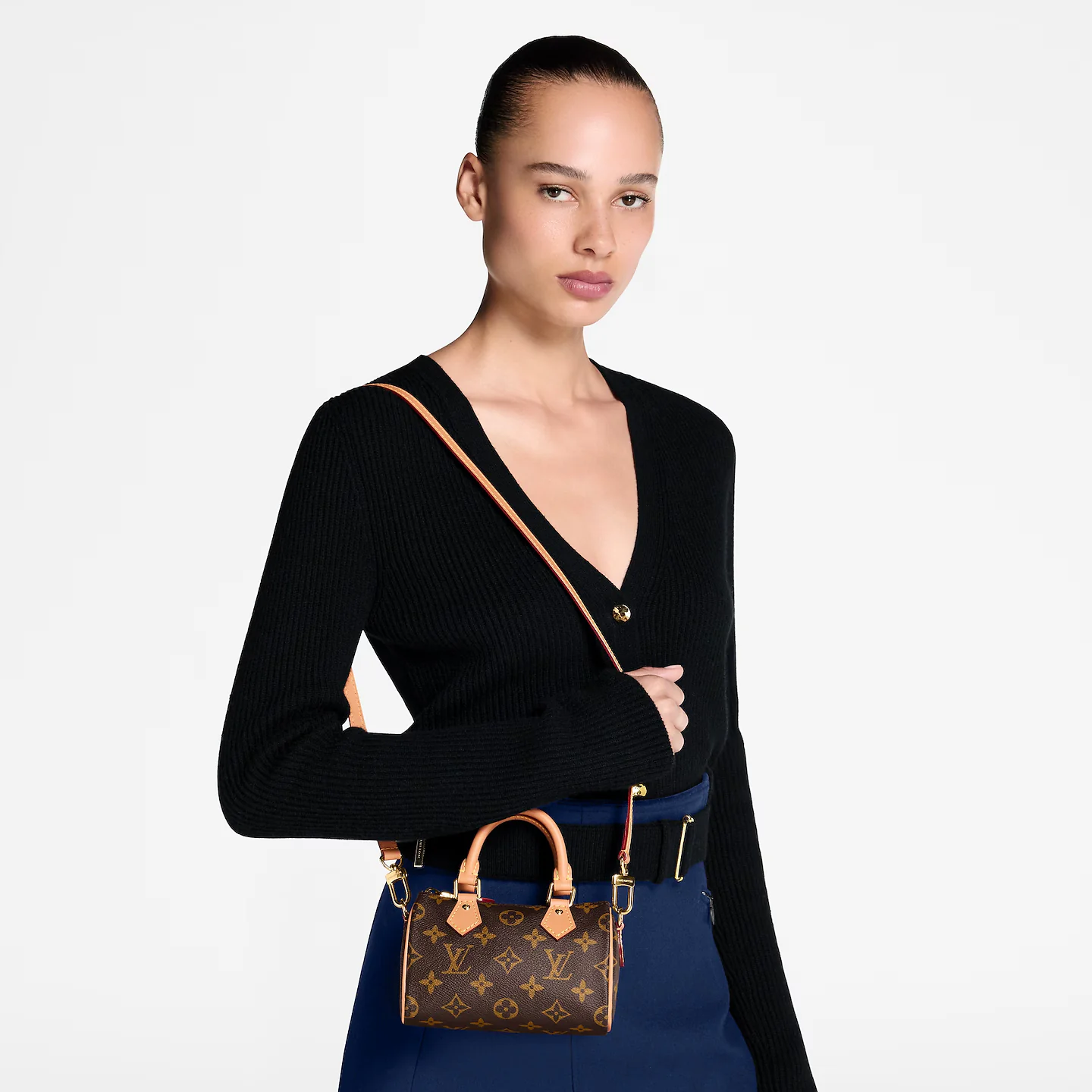 Louis Vuitton Nano speedy mała torebka nowa - obrazek 3