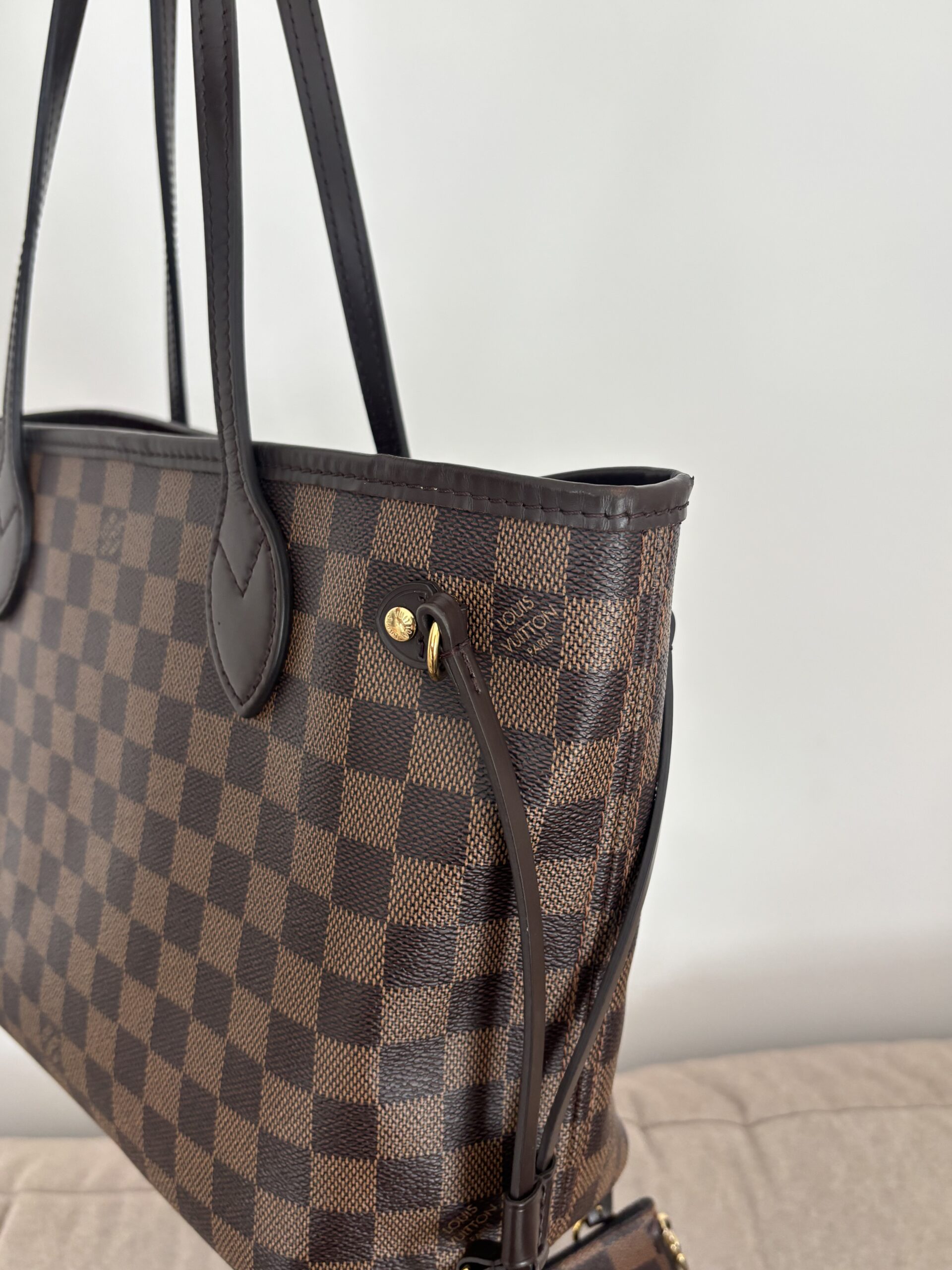 Louis vuitton Neverfull pm damier ebene - obrazek 8