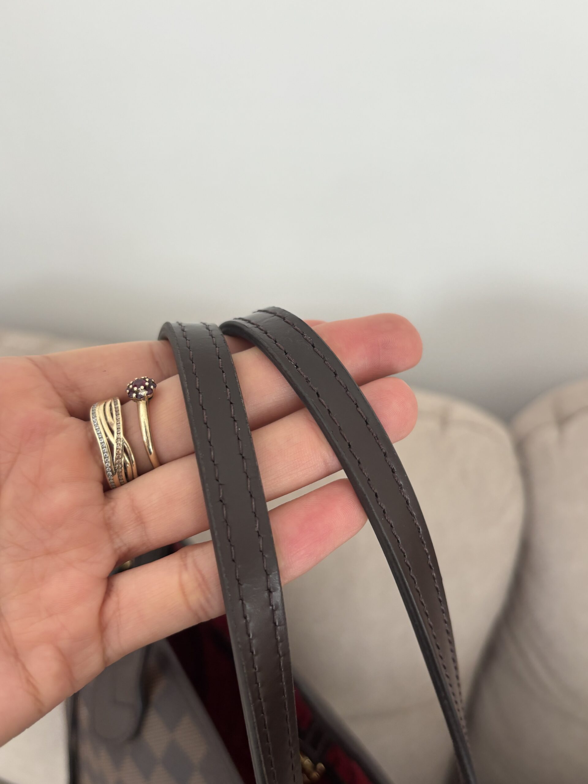 Louis vuitton Neverfull pm damier ebene - obrazek 12