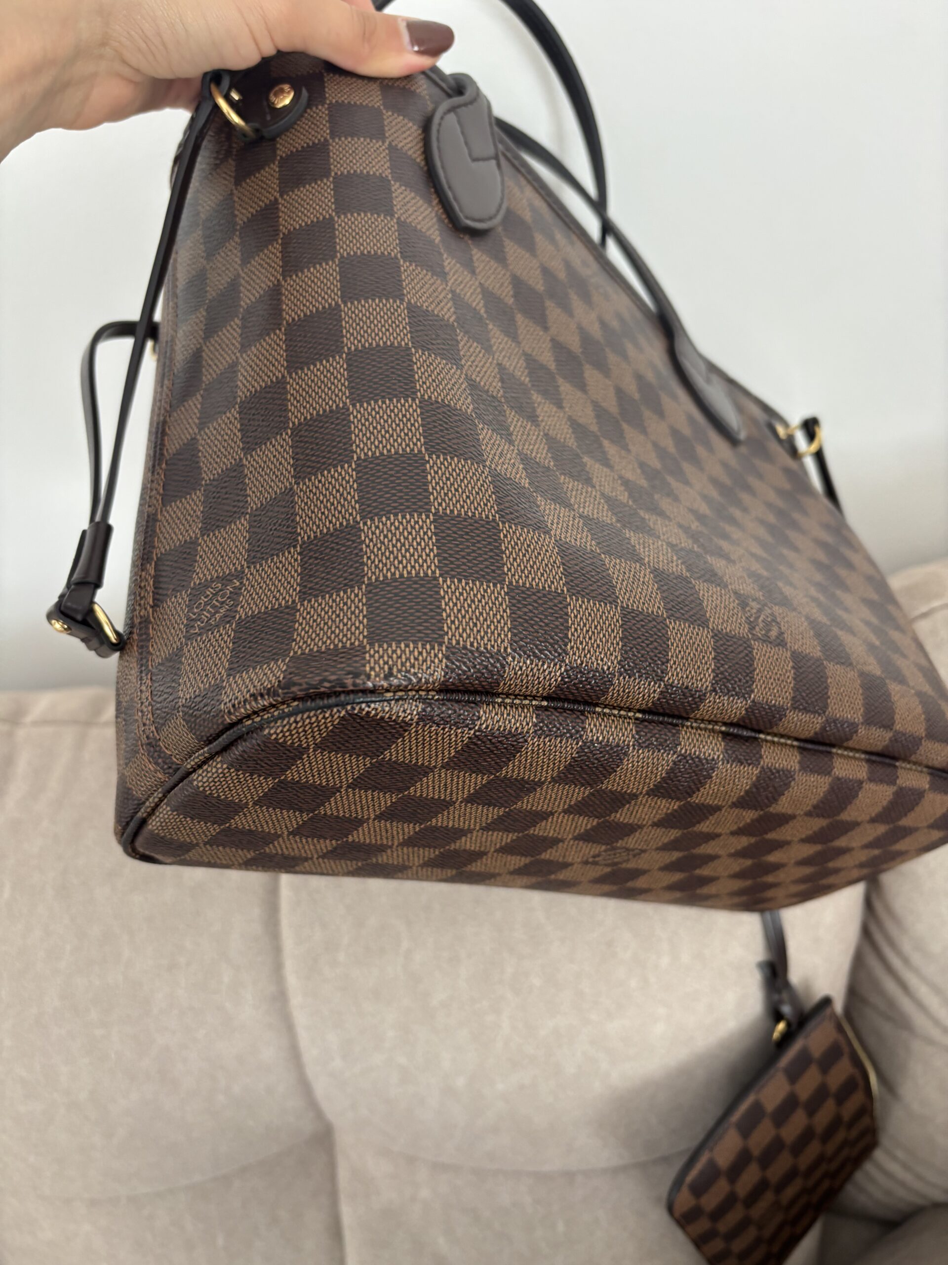 Louis vuitton Neverfull pm damier ebene - obrazek 16