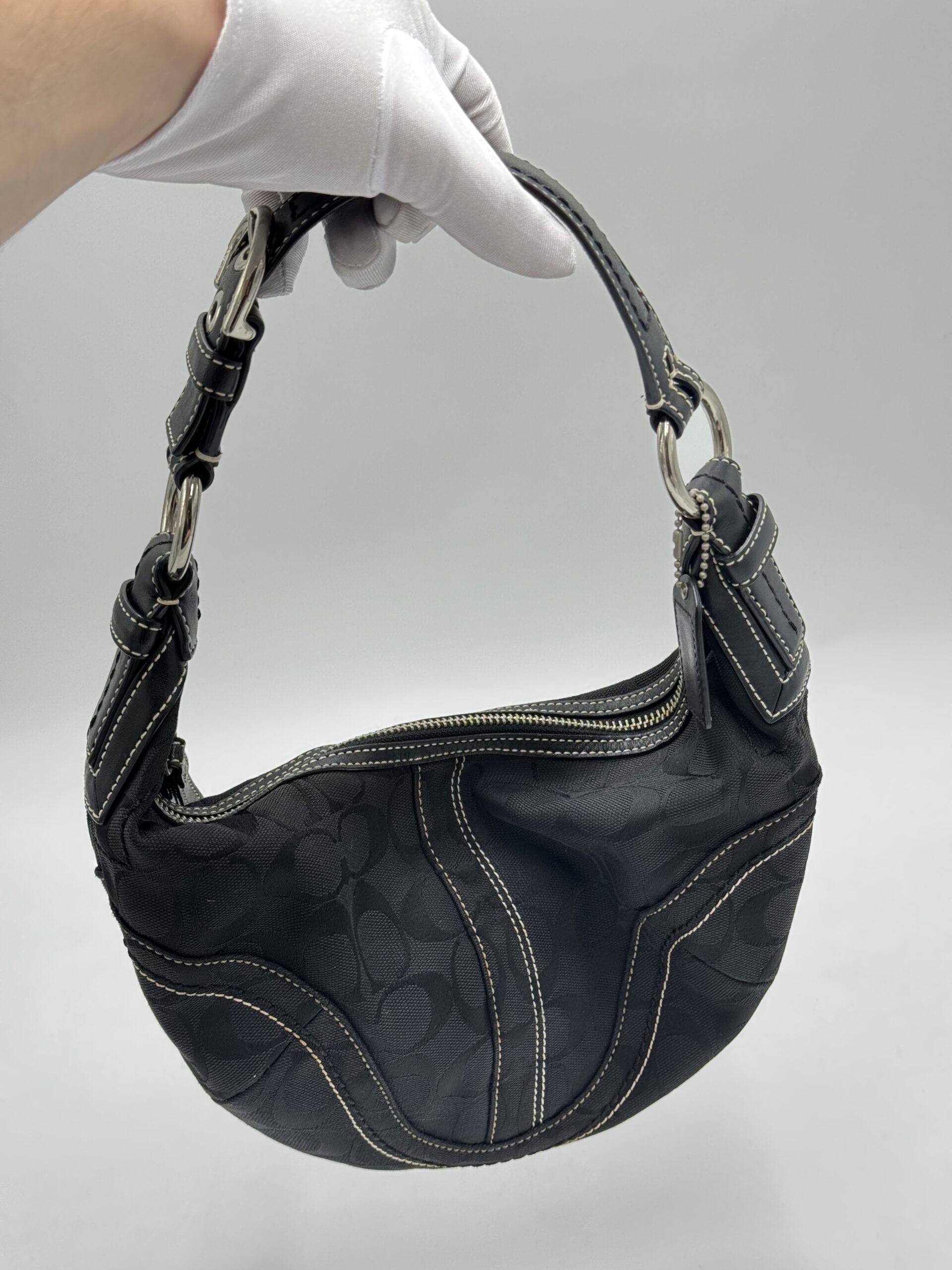 Coach Soho Hobo Moon bag vintage y2k - obrazek 13