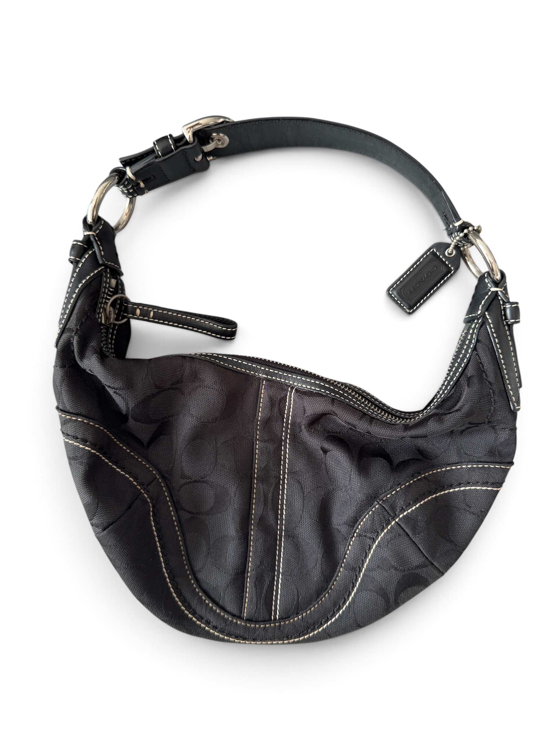 Coach Soho Hobo Moon bag vintage y2k - obrazek 2