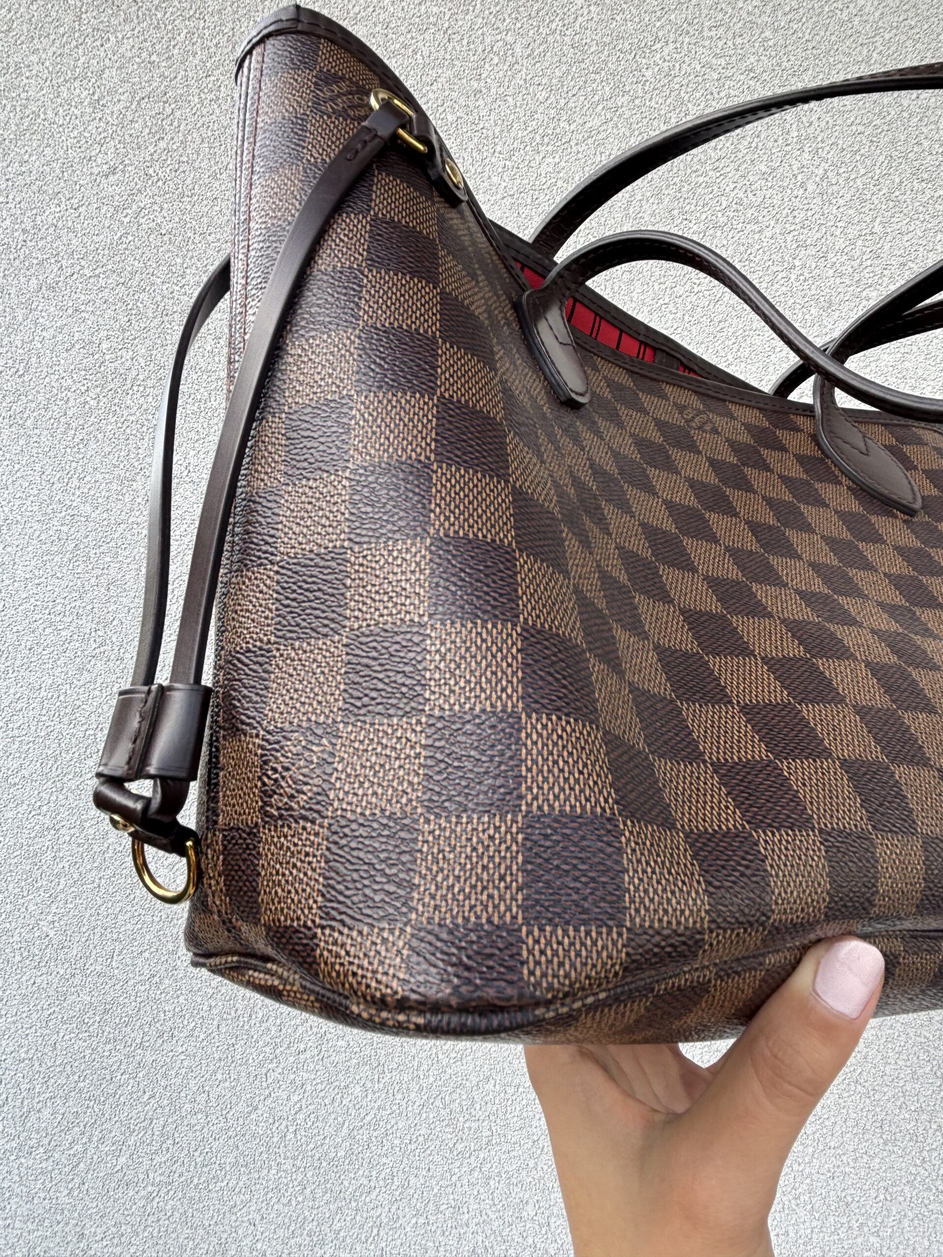 Louis vuitton Neverfull pm damier ebene - obrazek 13
